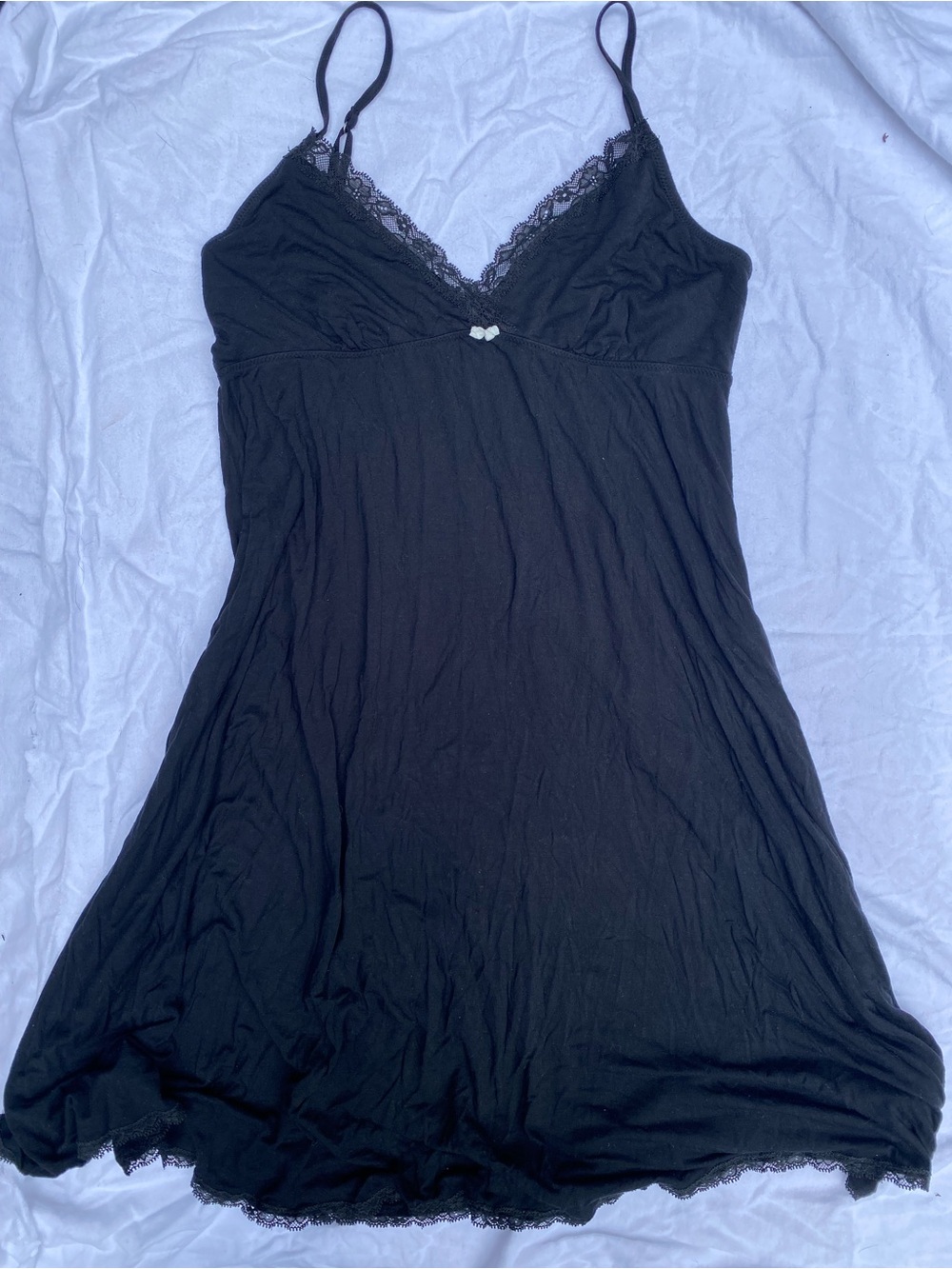 Victoria's Secret Lace-Trim Babydoll Nightgown